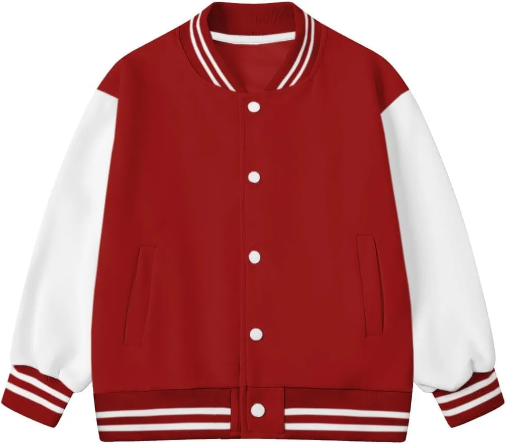 ARTMINE Kids&Men Baseball Jackets Casual Varsity Jacket School Bomber Jackets