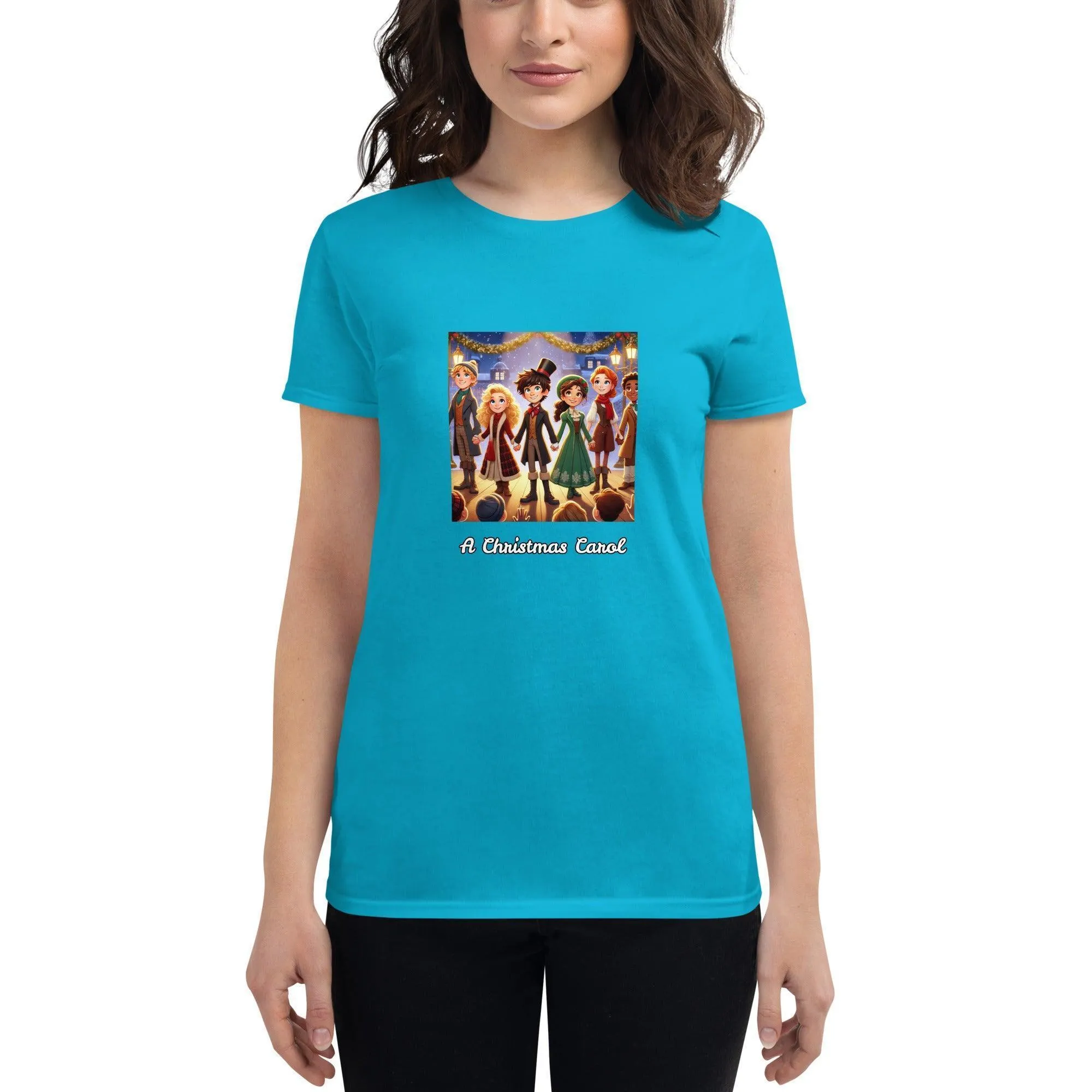 Christmas Carol Curtain Call - Women's short sleeve t-shirt