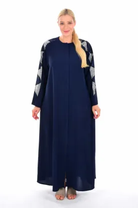 ETC 3798 Abaya Navy Blue