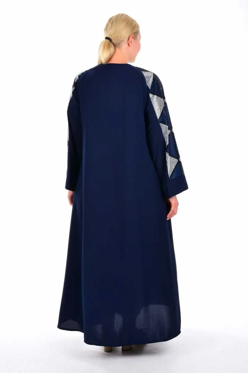 ETC 3798 Abaya Navy Blue