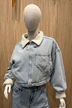 FINLEY SHERPA DENIM JACKET