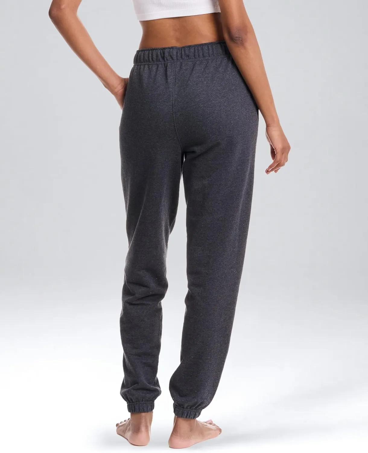 JOE BOXER Womens Sweatpants - French Terry Wide Leg Sweat Pants or Baggy Joggers - Comfy Womens Lounge Pants