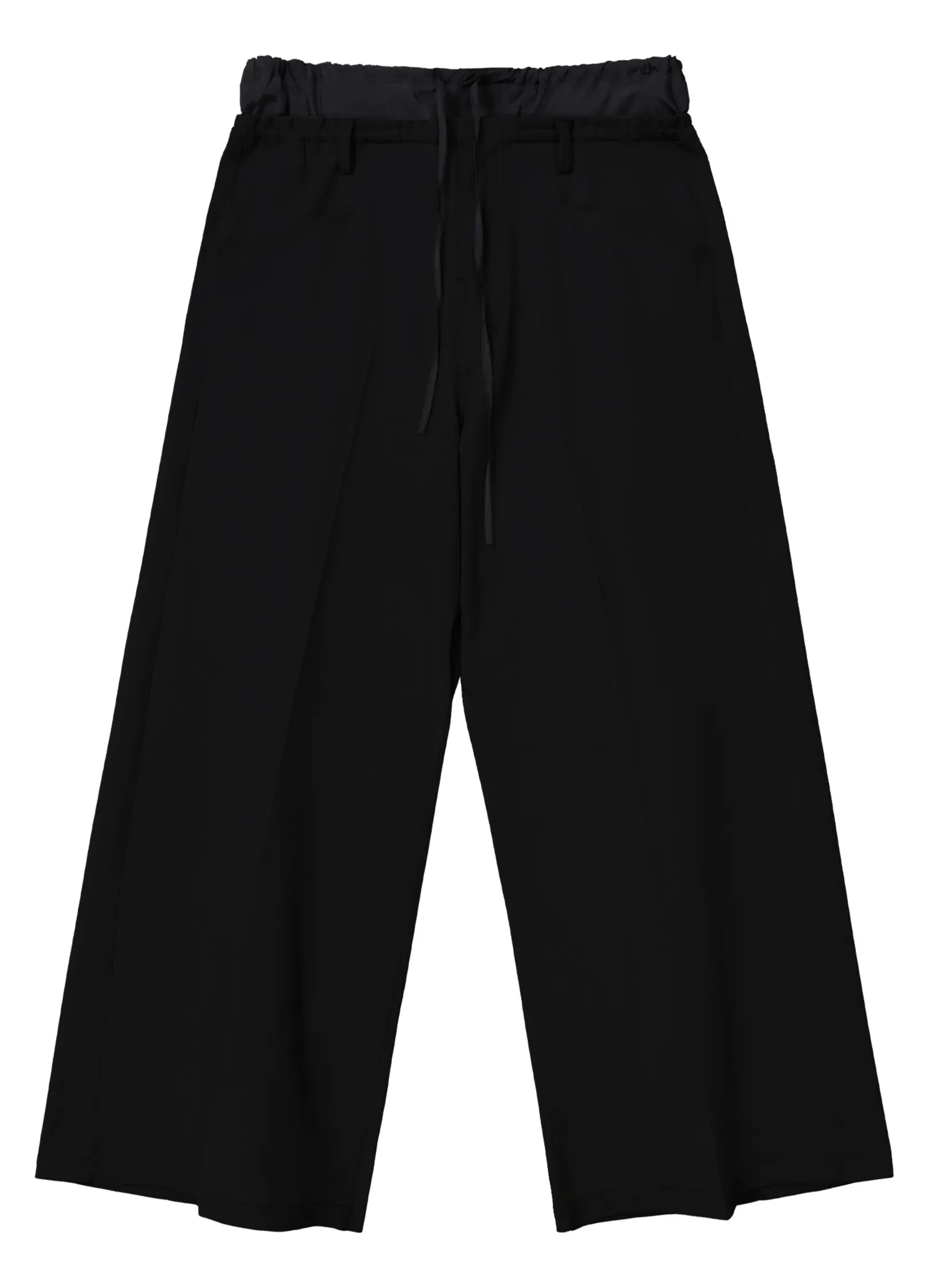 Light Splicing Wide-Leg Pants