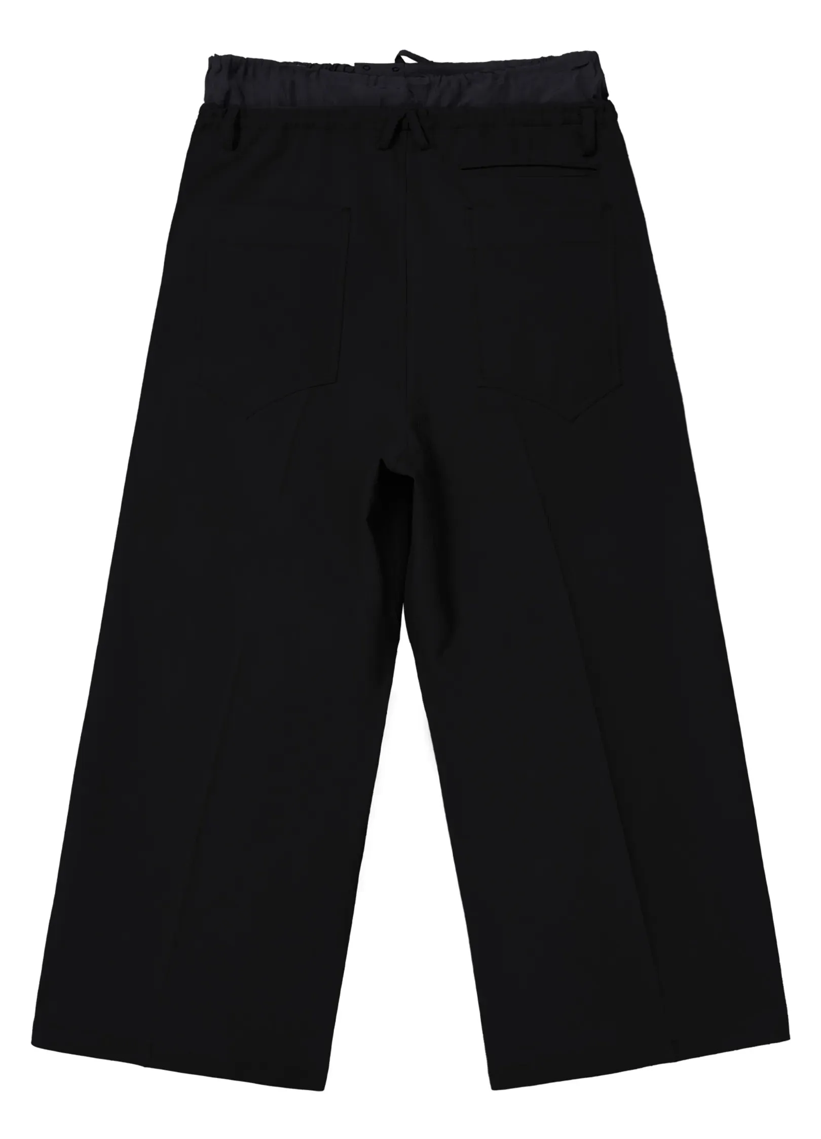 Light Splicing Wide-Leg Pants