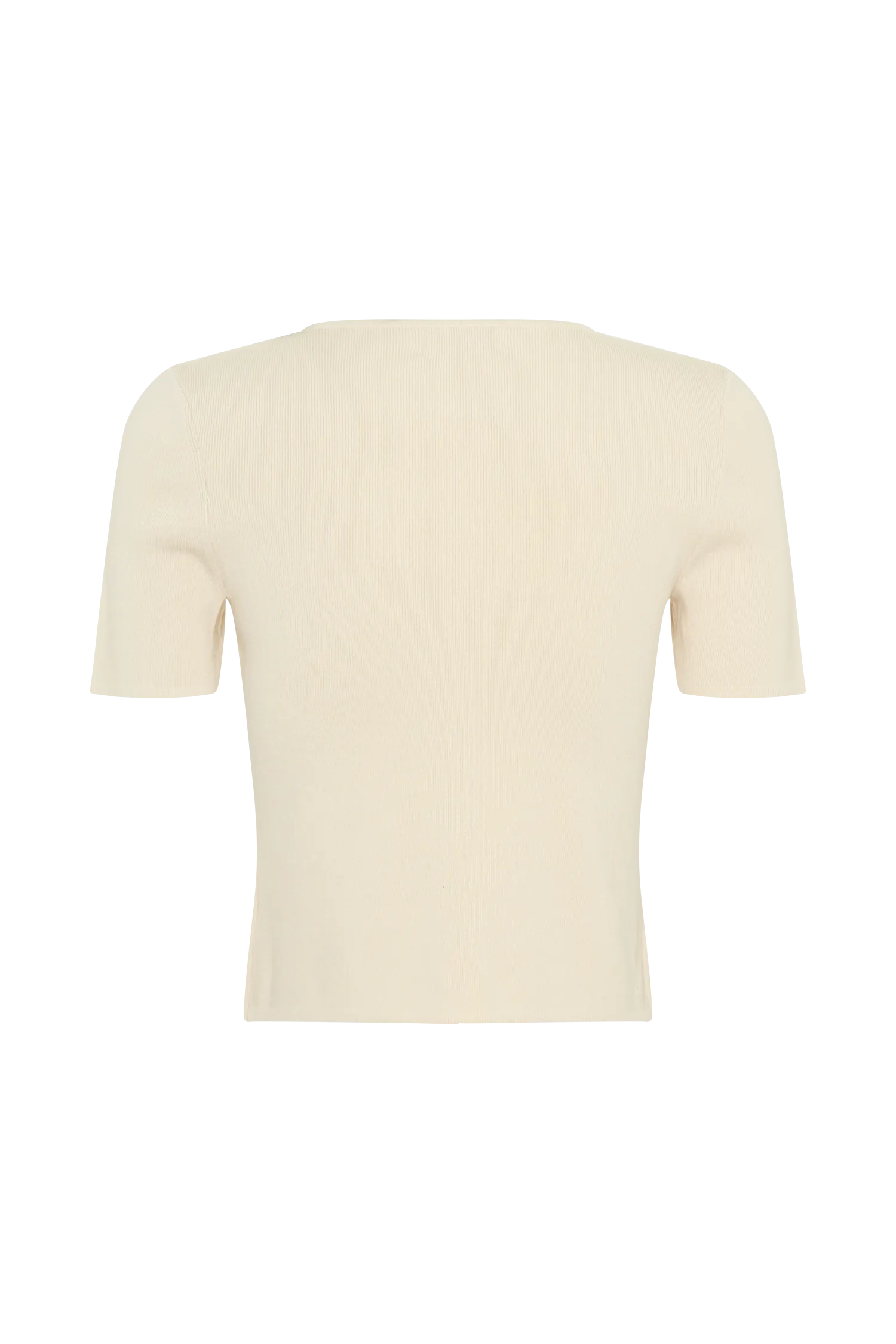 Monroe Embroidered Knit Top - Cream And Ivory