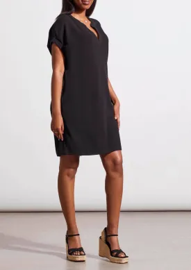Shift Knit Dress - Black