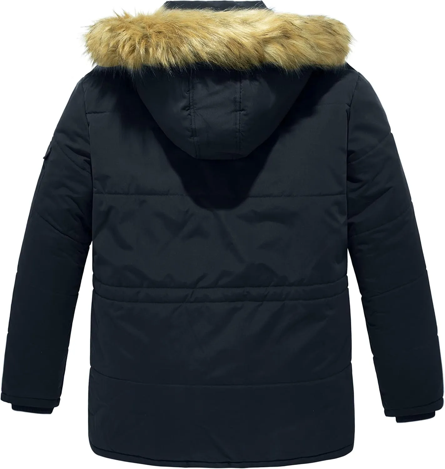 Soularge Men's Big and Tall Winter Warm Heavy Hooded Parka Jacket