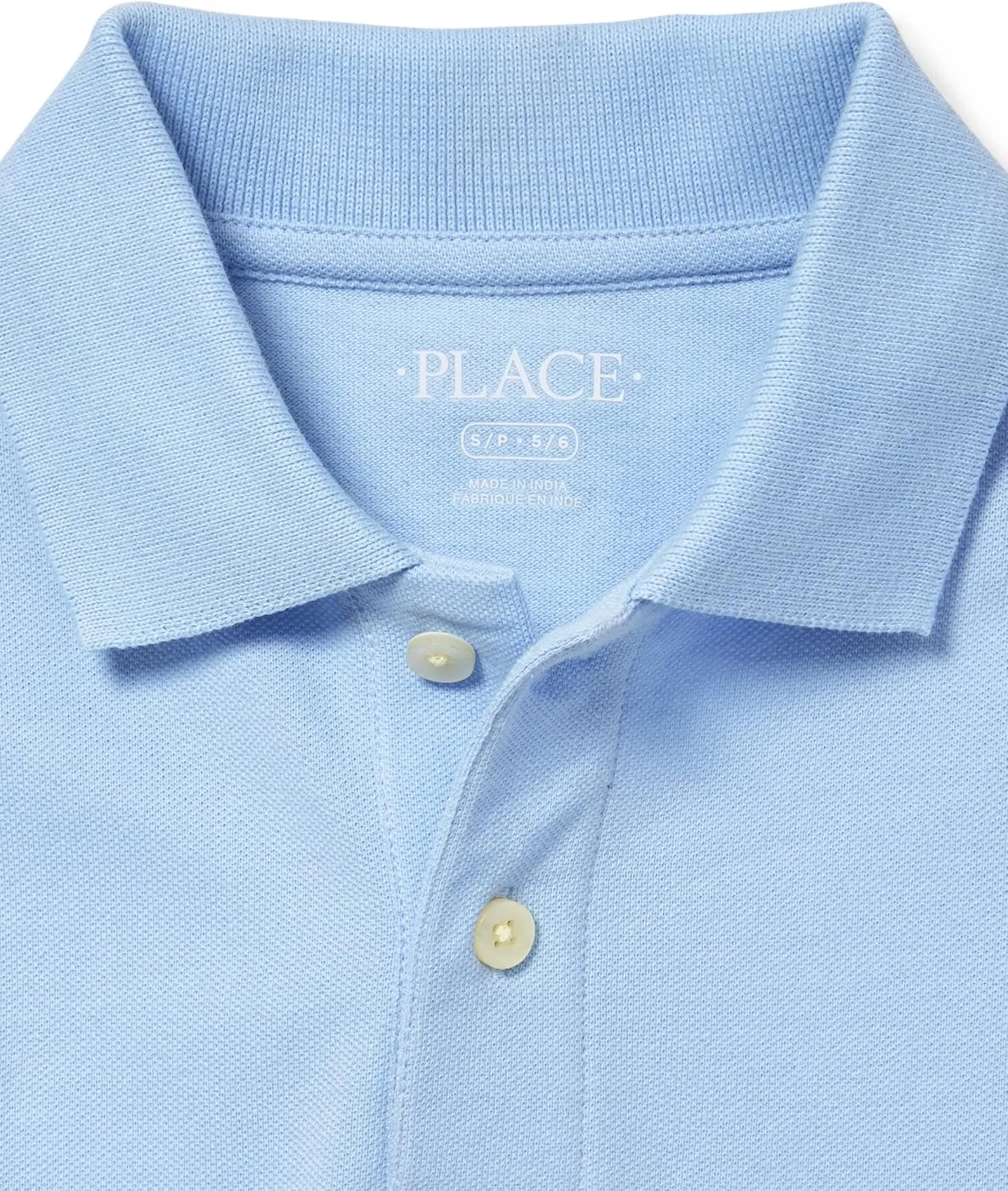 The Children's Place Boys Uniform Long Sleeve Pique Polo