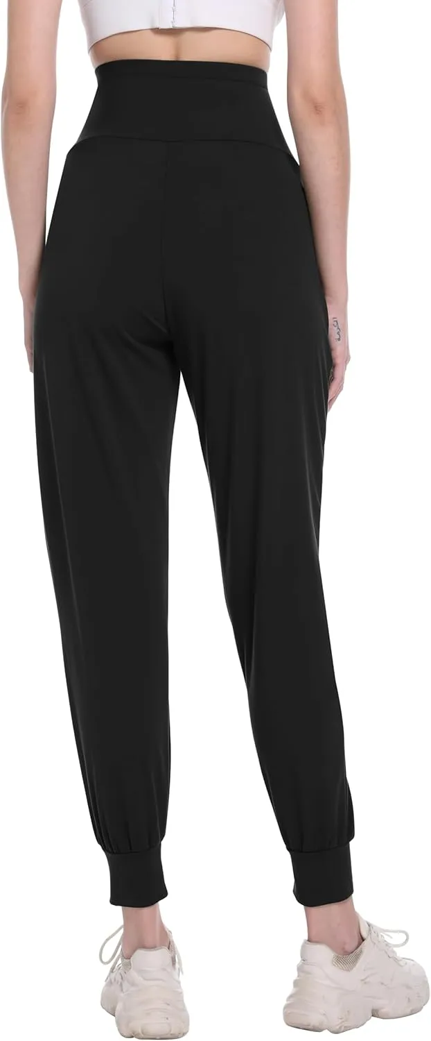 V VOCNI Maternity Joggers Pants Sweatpants Yoga Lounge Workout Activewear Pregnancy Pants with Pockets