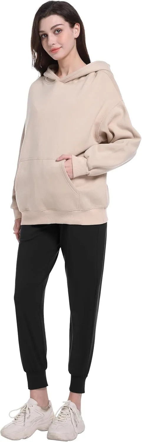 V VOCNI Maternity Joggers Pants Sweatpants Yoga Lounge Workout Activewear Pregnancy Pants with Pockets