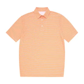 Youth Orange and White Stripe Polo